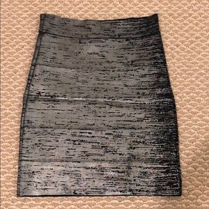 BCBG metallic skirt